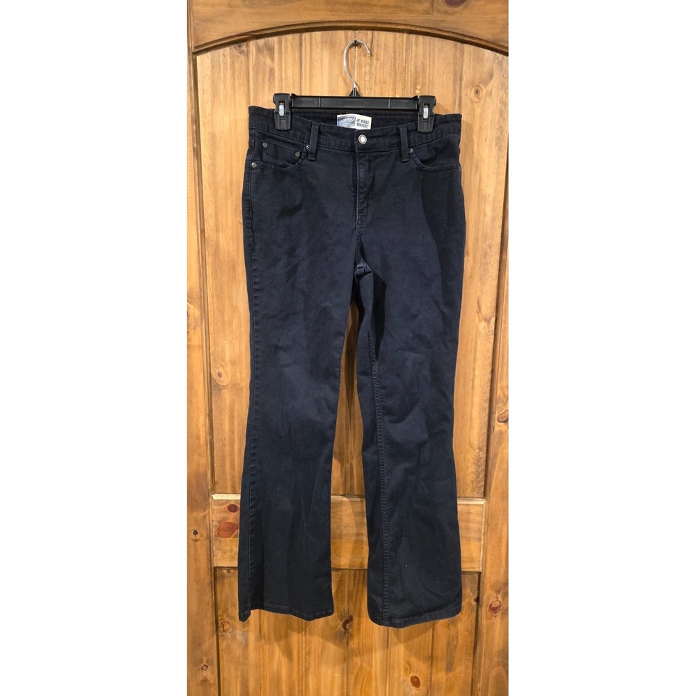 Signature By Levi Strauss & Co. At Waist Bootcut Jeans Womens 10 Medium Black